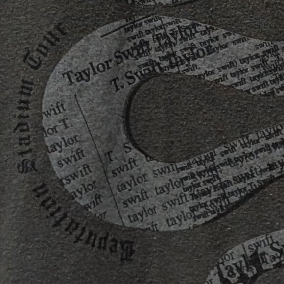 Taylor Swift 2018 Reputation Stadium Tour Snake Graphic Tank in Charcoal - Picture 6 of 14